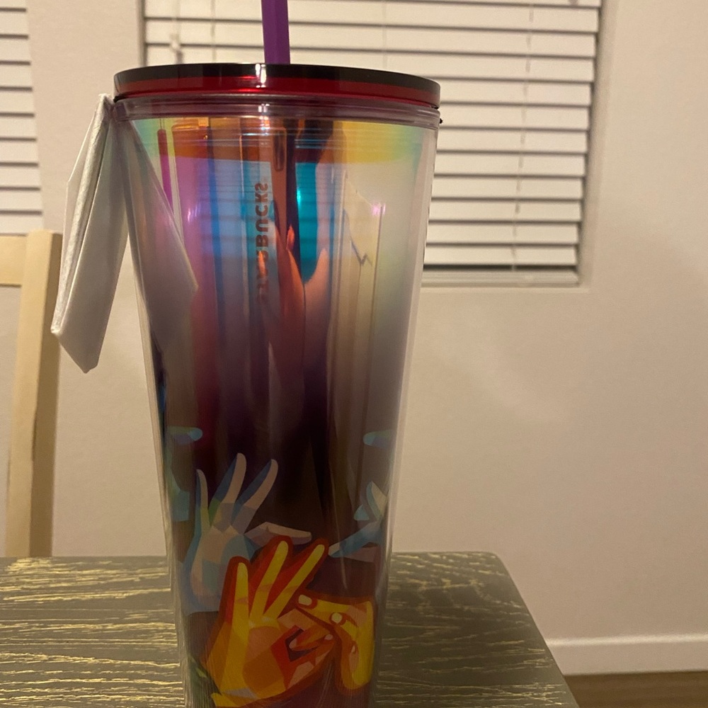Venti Starbucks ASL tumbler